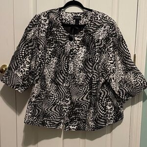 Maggie Barnes Monochrome Abstract  Jacket